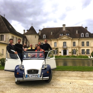 2CV ride in the Bordeaux vineyards