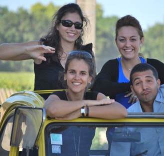 2CV wine trail 