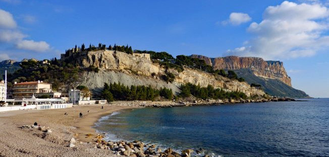 Panoramic view of Cap Canaille