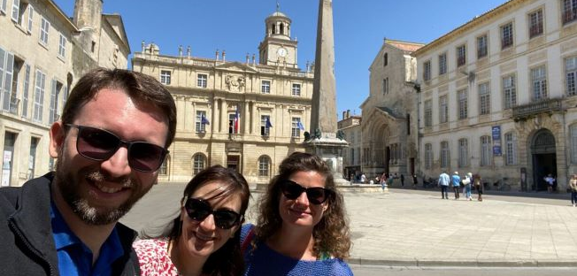 Lunch in the village of Les Baux de Provence